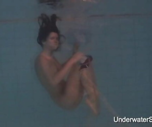 Erotic underwater show..