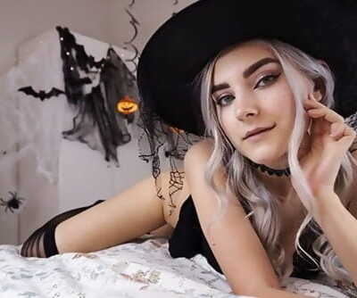 Cute Horny Witch Gets..